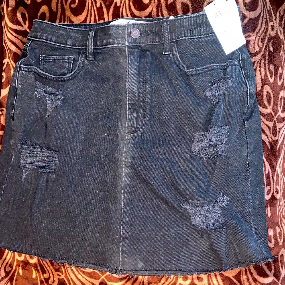 Brand New With Tags Women’s Size 11 Black Hollister High Rise Skirt